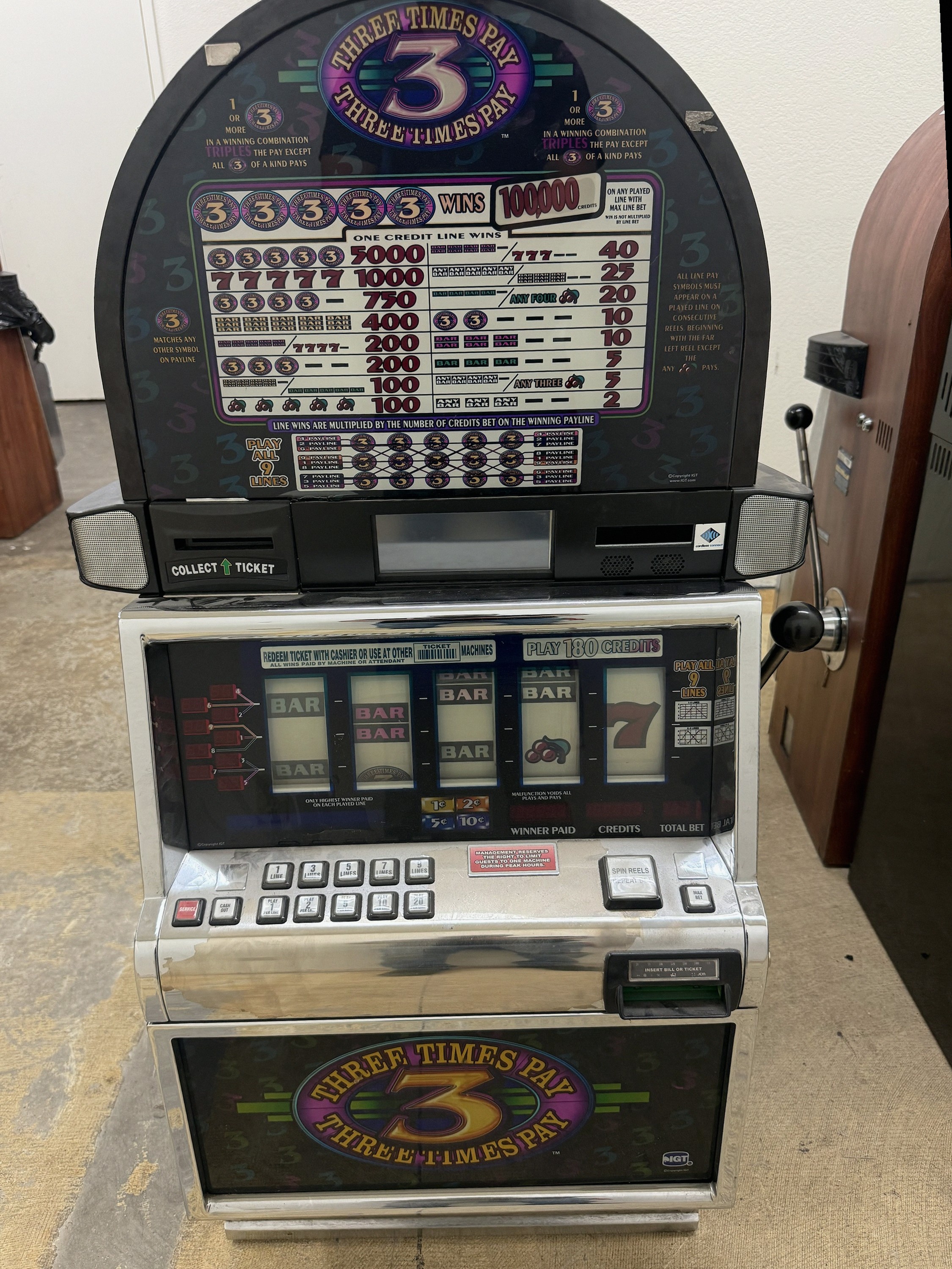 IGT Reel Spinner 3 Times Pay